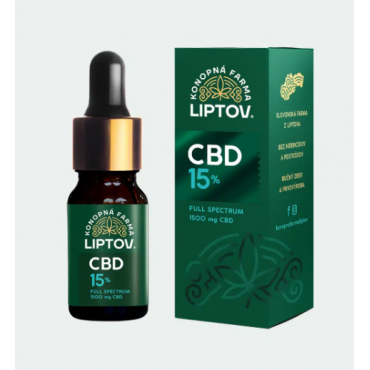 CBD OLEJ 15 % FULL SPECTRUM - 10ml