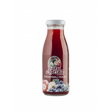 Adelka - bio jablčná šťava s čučoriedkou 250 ml