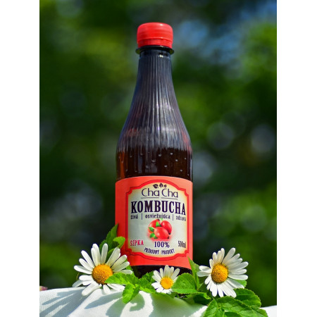 ChaCha Kombucha Šípka 500ml 