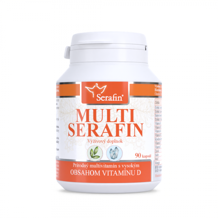 Multiserafin s vitamínom D - 90 ks - črevá, imunita, pokožka, ekzémy